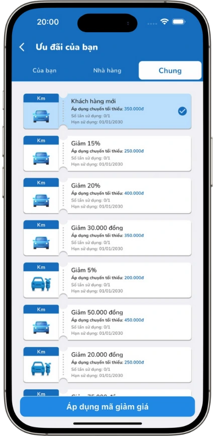 Thuê tài xế lái xe hộ LMD Let Me Drive service book 2